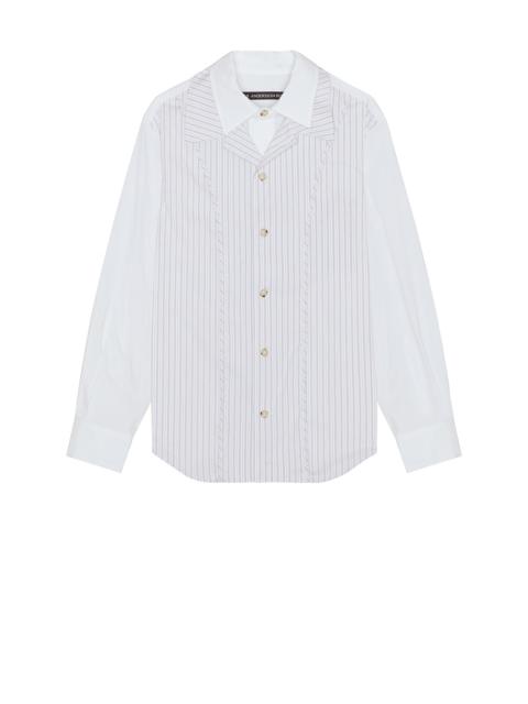 Andersson Bell Open Collar Layered Shirt