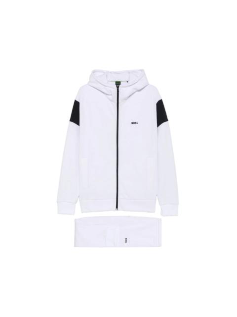 BOSS Boss White Trousers - Track Pants Men