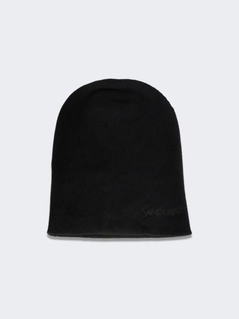 SAINT LAURENT Cashmere Beanie Black