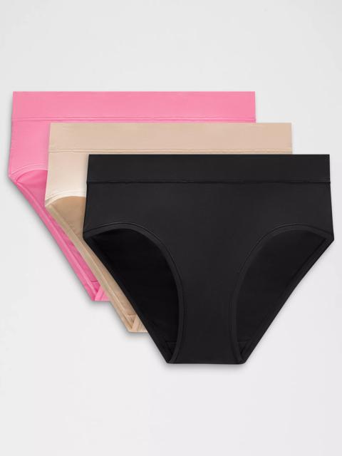 lululemon UnderEase High-Rise Bikini Underwear *3 Pack