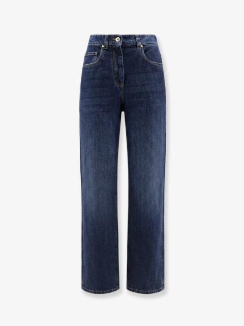 Brunello Cucinelli Brunello Cucinelli Wide Barrel Full Length Jeans Blue