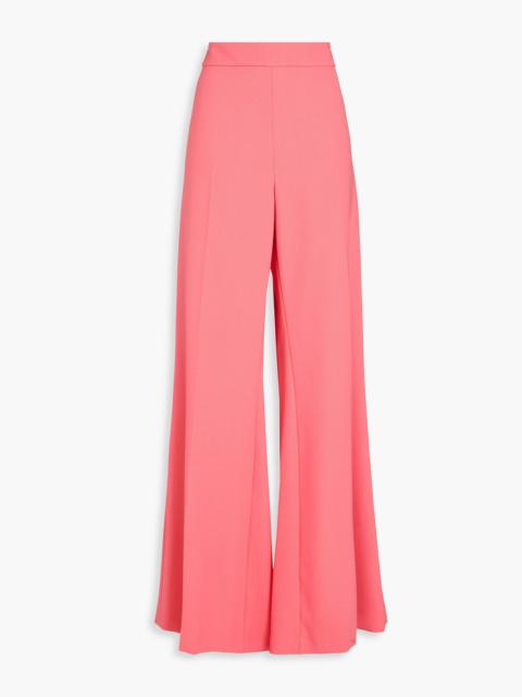 CAROLINA HERRERA Wool-blend crepe wide-leg pants