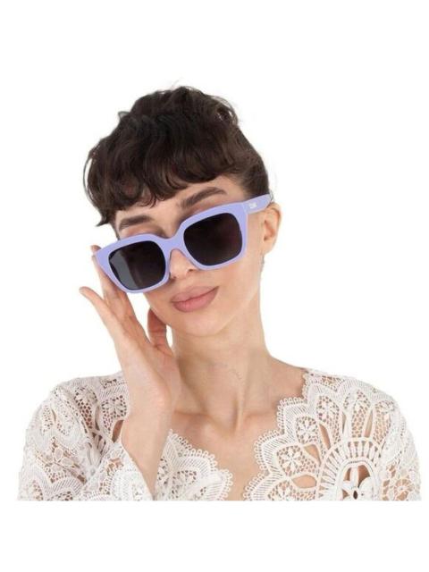 CELINE Celine MONOCHROMS Women Sunglasses Shiny Lilac Smoke Grey Geometric CL40198F 78A