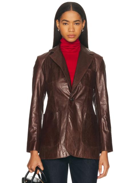 Polo Ralph Lauren Leather Blazer