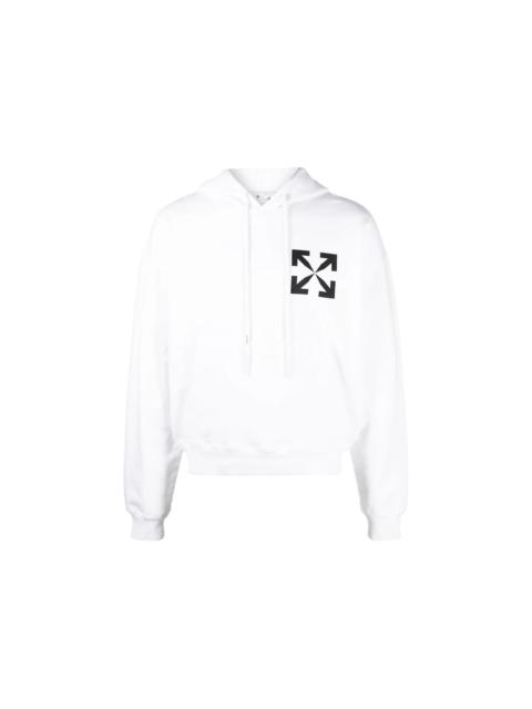 Off-White OFF-WHITE Arrows Print Hoodie White/Black