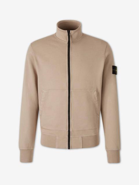 Stone Island COTTON ZIP-UP SWEATSHIRT