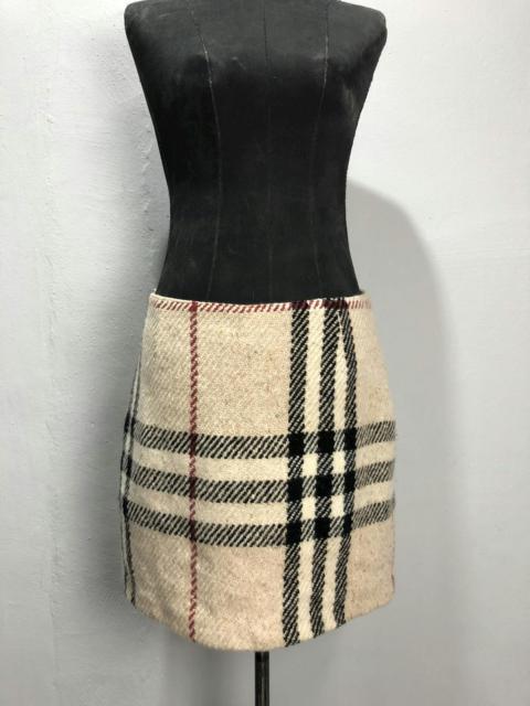 Burberry !!RARE!! Burberry Wool Wolle Laine Skirt