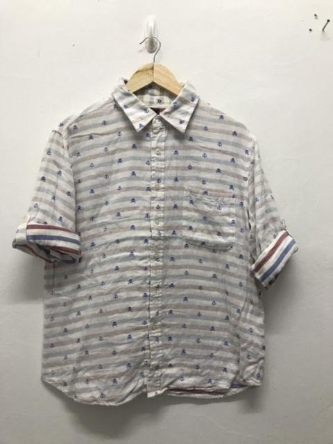 BEAMS PLUS Japanese Brand Beams Heart Skull Anchor Shirt Button Up