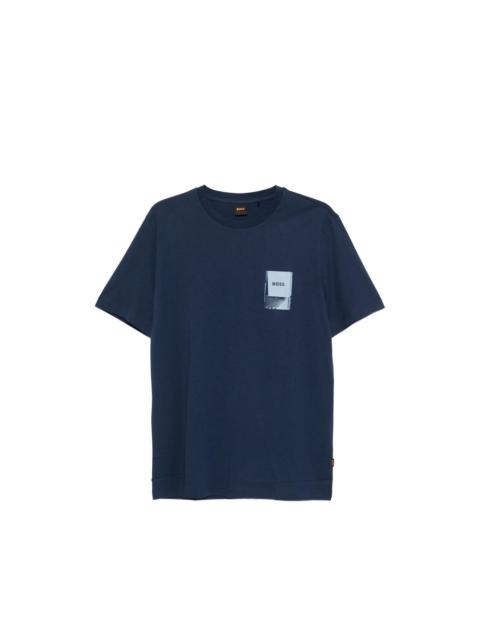 BOSS Boss Blue T-Shirts & Vests - T-Shirts Men