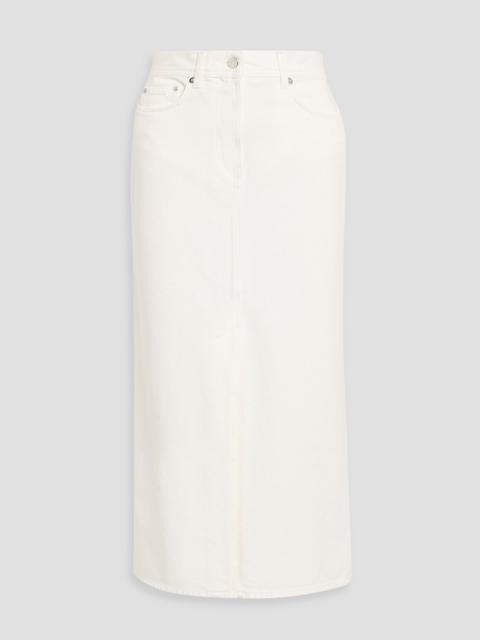 Loulou de Saison Rona denim midi skirt