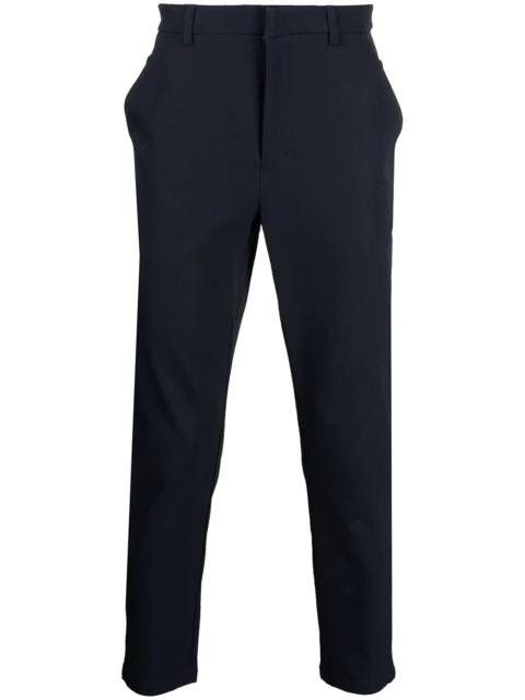mid-rise tapered trousers
