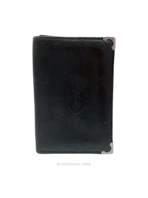 Cartier Cartier Pocket Organizer Wallet - Black & Burgundy