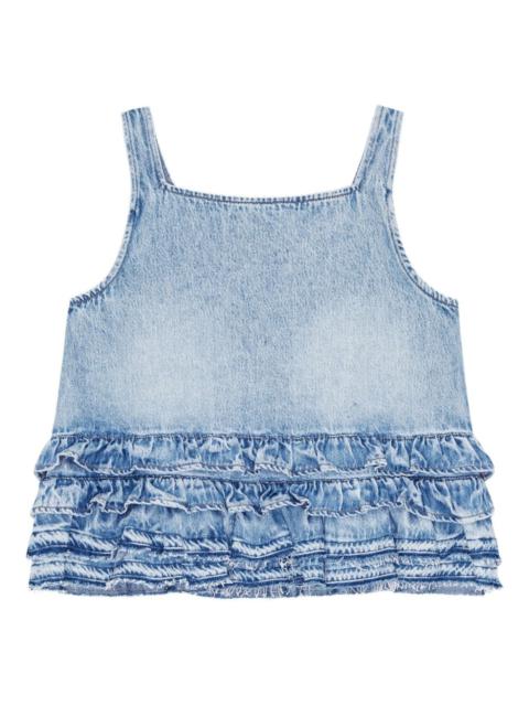 Ganni Women Organic Cotton Denim Top