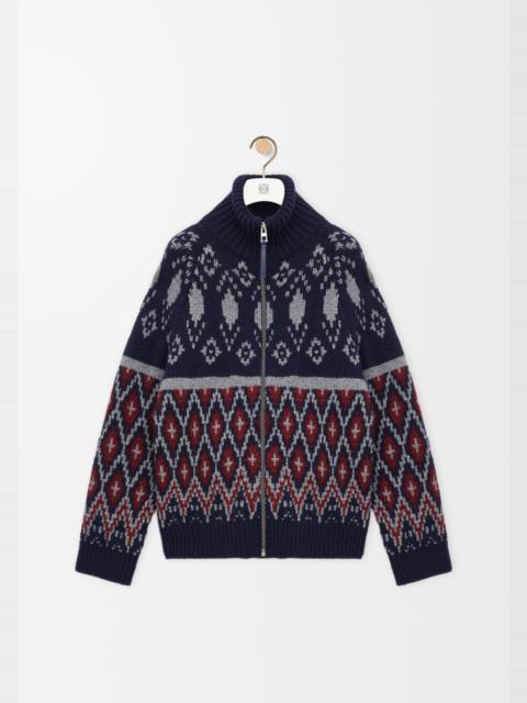 Loewe Zip-up cardigan in wool