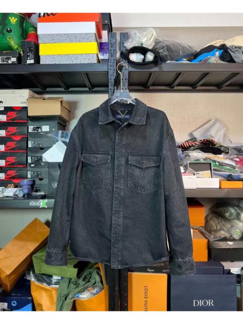 Louis Vuitton Louis Vuitton 24SS Black Denim Overshirt