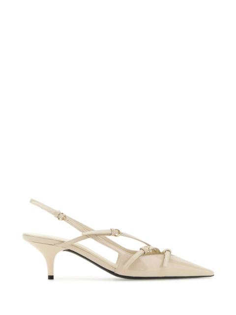 Miu Miu Miu Miu Women Ivory Leather Pumps