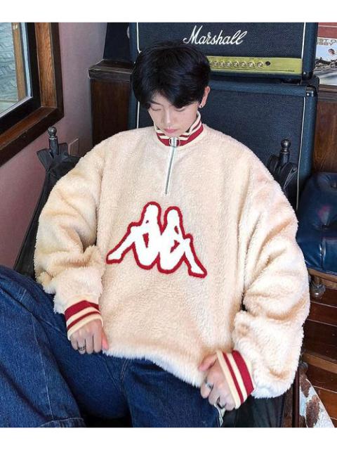 Other Designers Vintage - Vintage Kappa sherpa jacket half zipped