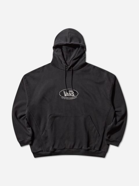 Vans Act of Disagreement Oval Logo Hoodie Washed Black