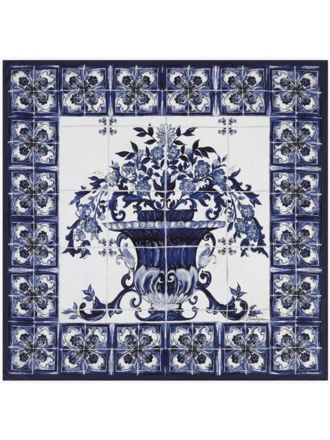 Dolce & Gabbana Majolica foulard twill scarf