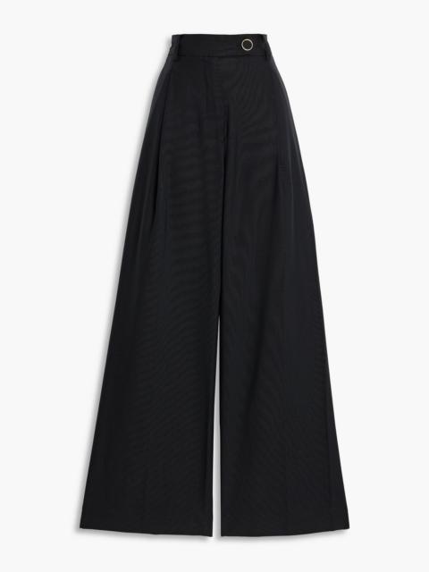 FARM RIO Cotton and Lyocell-blend wide-leg pants