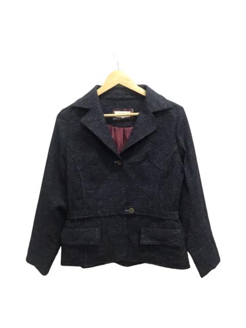 Other Designers Japanese Brand - VINTAGE f.CAMINO TWEED BELTED JACKET COATS