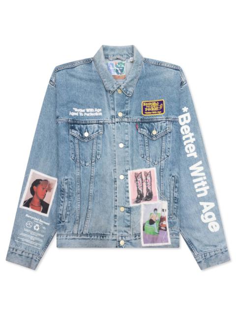 *Better With Age PORTRAIT DENIM JACKET - MULTI