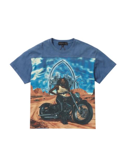 WHO DECIDES WAR BIKER JERSEY VINTAGE GREY MULTI