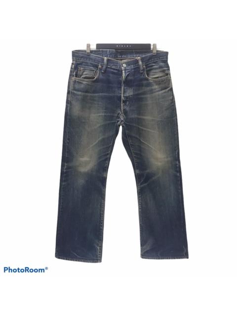 Indigo - Blue Blue Japan Mudwash Denim Selvedge Jeans Distressed