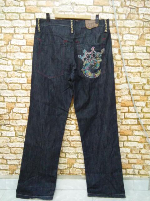 Other Designers COOGI AUSTRALIA DENIM EMBROIDERED BIG LOGO (A745)