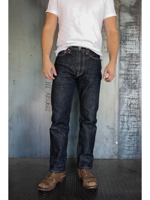 Iron Heart 888 21OZ SELVEDGE DENIM MEDIUM/HIGH RISE TAPERED CUT JEANS - INDIGO IH-888S-21