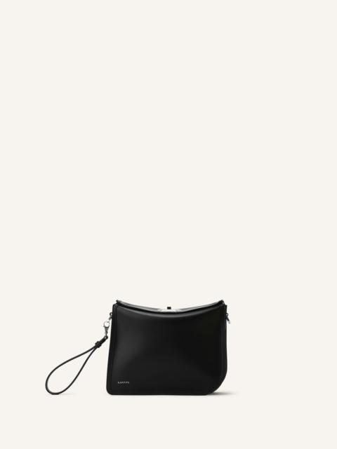 Lanvin COMPAGNON ASYMMETRICAL LEATHER CLUTCH BAG