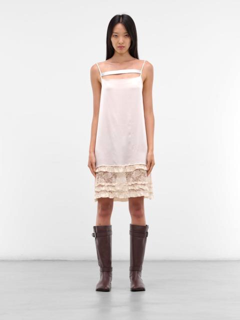 NICCOLÒ PASQUALETTI Silk Boudoir Slip Mini Dress