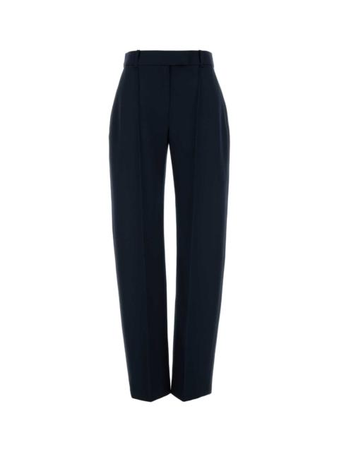 Alexander McQueen Alexander Mcqueen Women Navy Blue Wool Pant