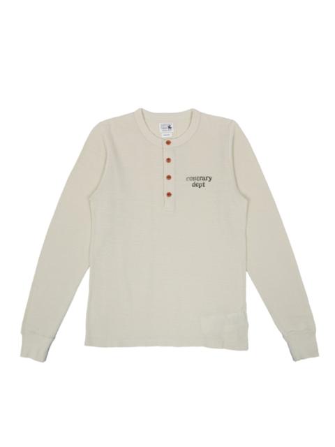 visvim RIBS HENLEY L/S IVORY