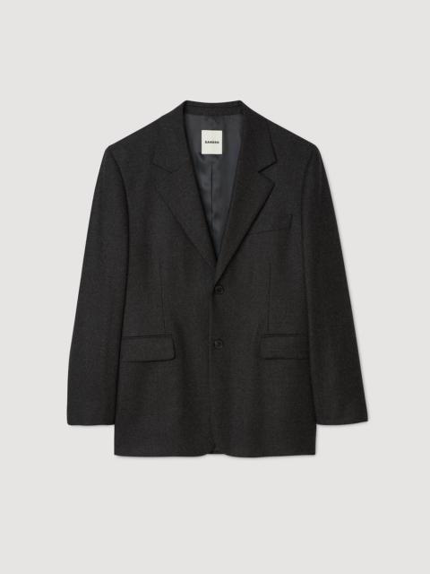 Sandro WOOL SUIT JACKET