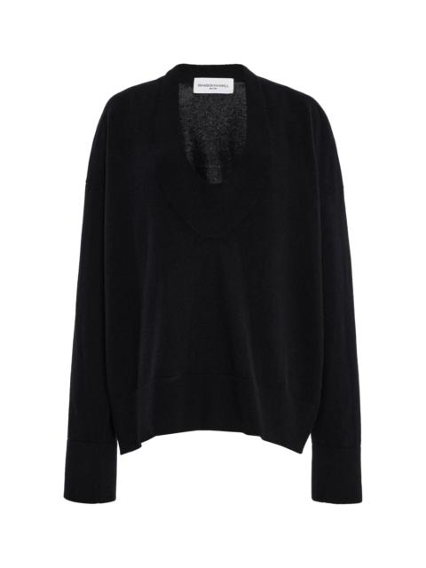 BRANDON MAXWELL The Rivers Cashmere Sweater black