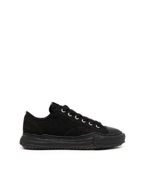 low-top canvas sneakers