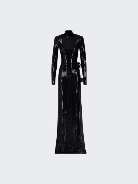 THE NEW ARRIVALS ILKYAZ OZEL Pandora Gown Film Noir
