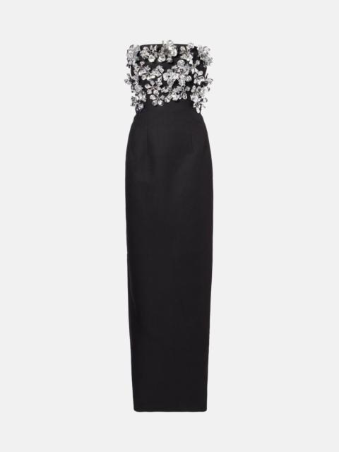 EMILIA WICKSTEAD Laelia floral embellished gown