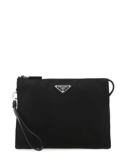 Prada Prada Men Black Re-Nylon Clutch