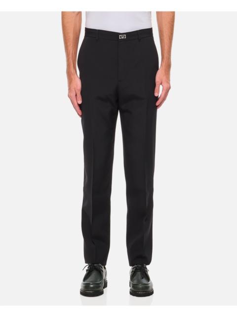 Givenchy Givenchy Men New Metal Detail Pants
