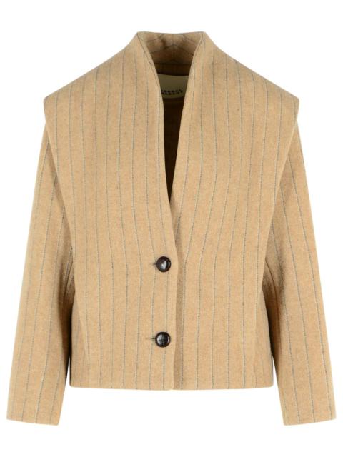 Isabel Marant Isabel Marant 'Dyogo' Beige Wool Blend Jacket Women