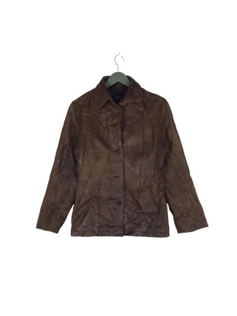 A.P.C. APC paris leather jacket coat