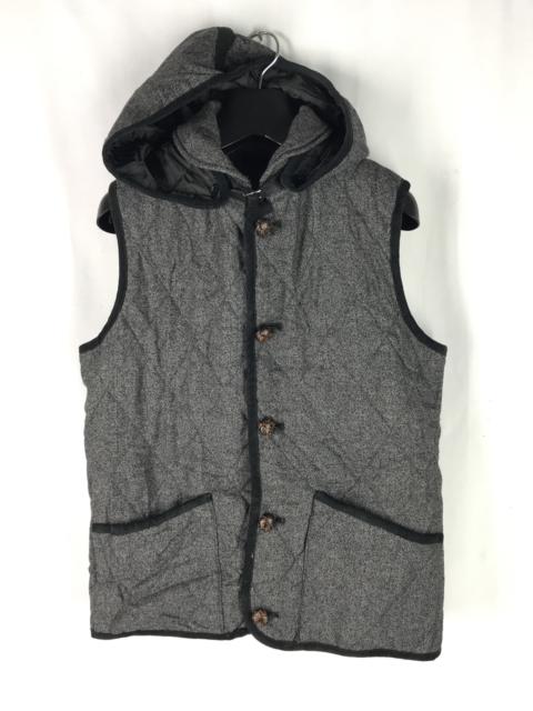 Other Designers Ships - SHIPS WOOL WINTER BUTTONS VEST HOODIE