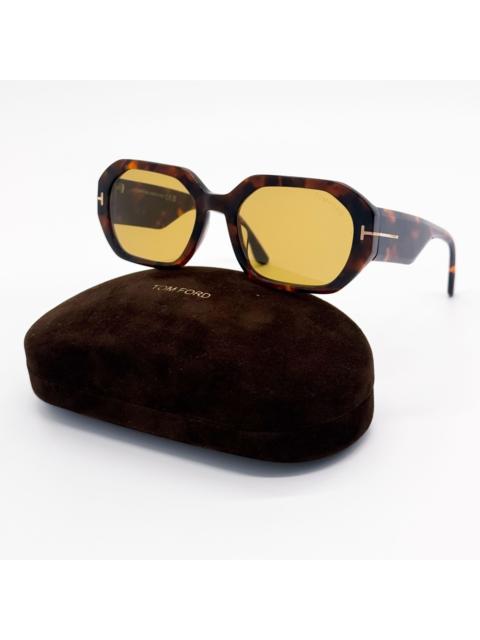 TOM FORD NEW TOM FORD SUNGLASSES VERONIQUE-02 TF917 55E HAVANA