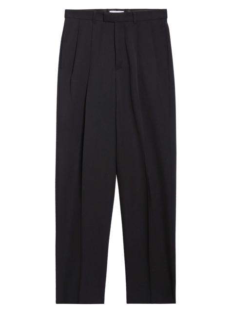 Givenchy Givenchy Pleated Cotton Pants in Black at Nordstrom