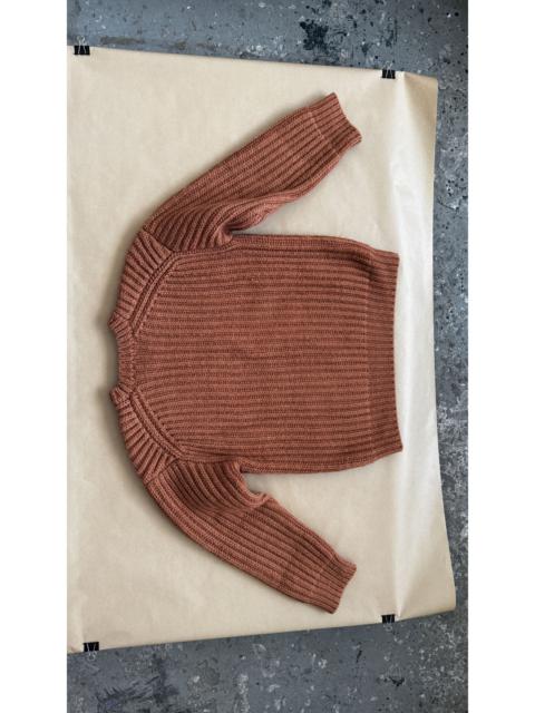 AURALEE 3 . SUPER MILLED RIB KNIT P/O . CORAL . A7AP03RW