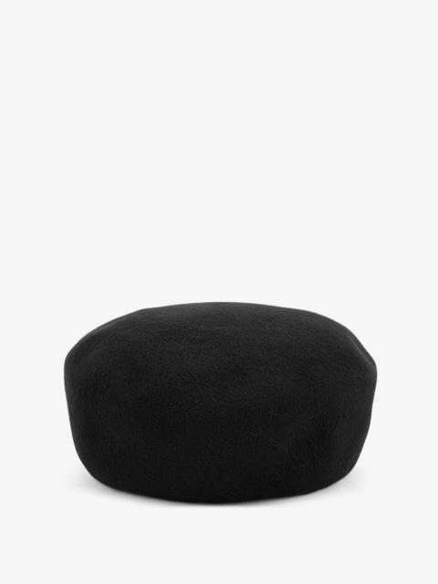 The Frankie Shop The Frankie Shop Noxley Pillbox Wool Beret Black