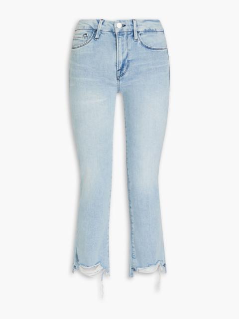 FRAME Le Crop Mini Boot cropped mid-rise bootcut jeans