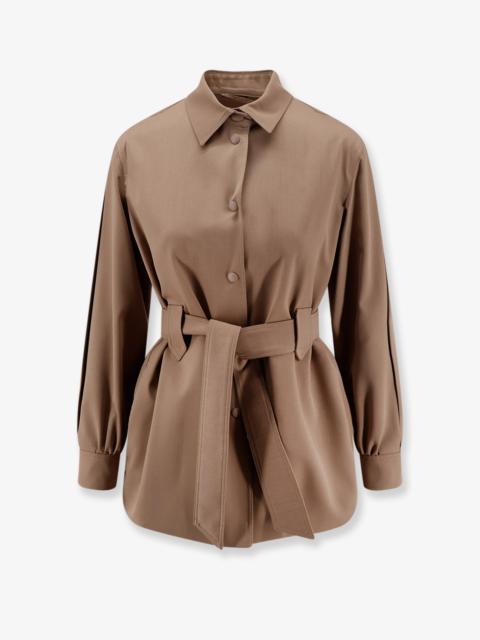 Max Mara Max Mara Mxmagenzia Virgin Wool Shirt/Jacket